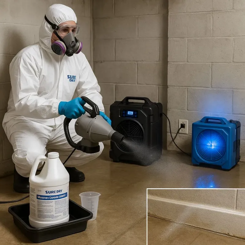 Sanitization and Odor Removal process in Guttenberg, IA